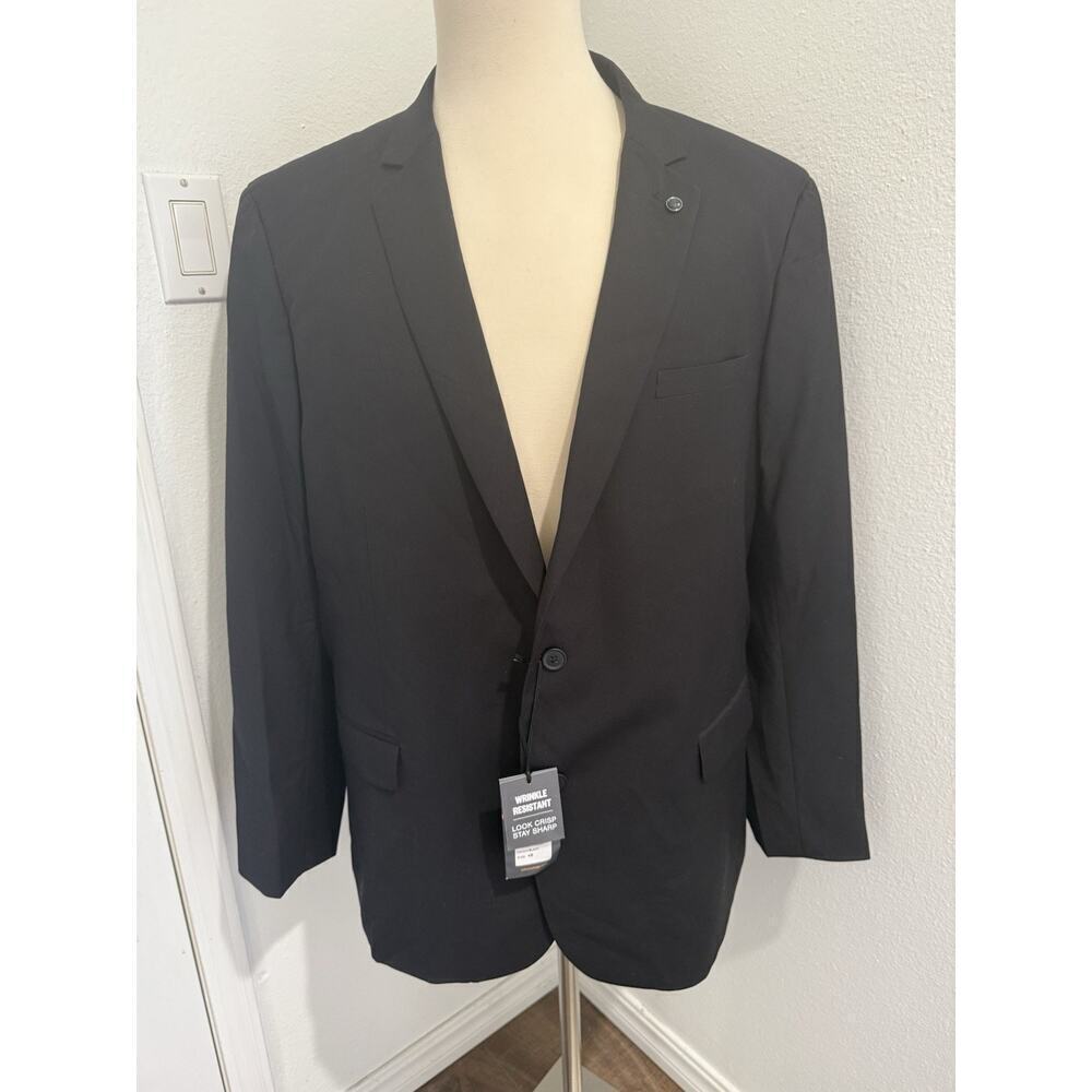 Johnny Bigg Black RAYMOND 2 BUTTON SUIT JACKET NEW With Tags Size 48